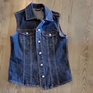 Stylish Blue Denim Vest